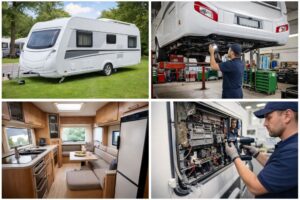 Ihr Caravan benötigt eine Reparatur oder einen Check-up? Von Dichtungen über Gas- und Wasseranlagen bis zu Elektrik und Aufbauarbeiten bieten wir alle Serviceleistungen aus einer Hand. Unser erfahrenes Team arbeitet schnell und präzise, damit Sie bald wieder unbeschwert auf Tour gehen können.